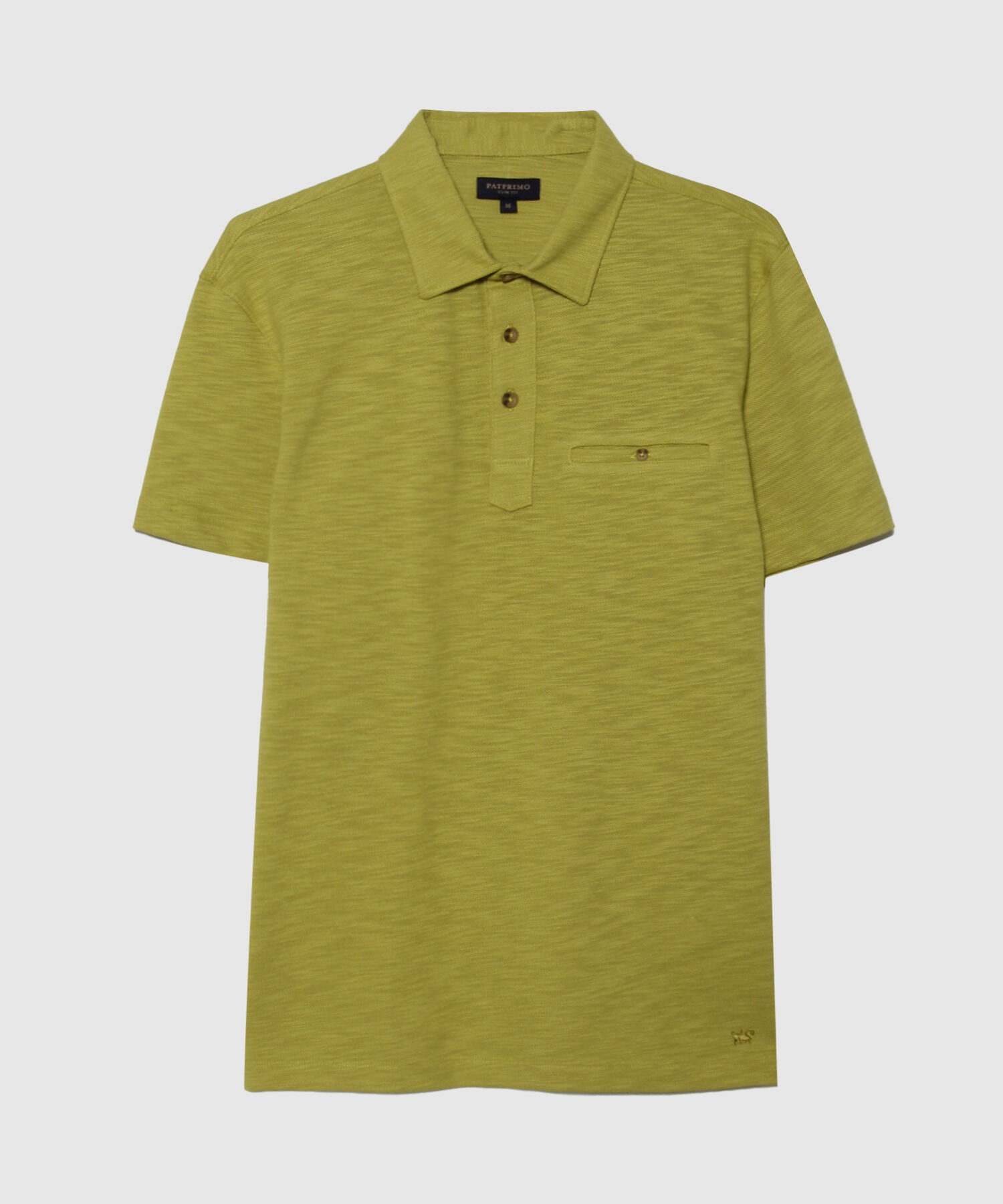 Polo Jaspeada con Bolsillo