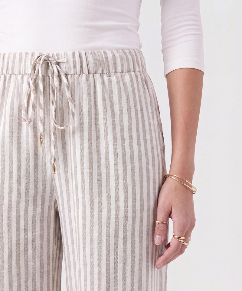 Pantal&oacute;n Recto Con Cord&oacute;n Mujer
