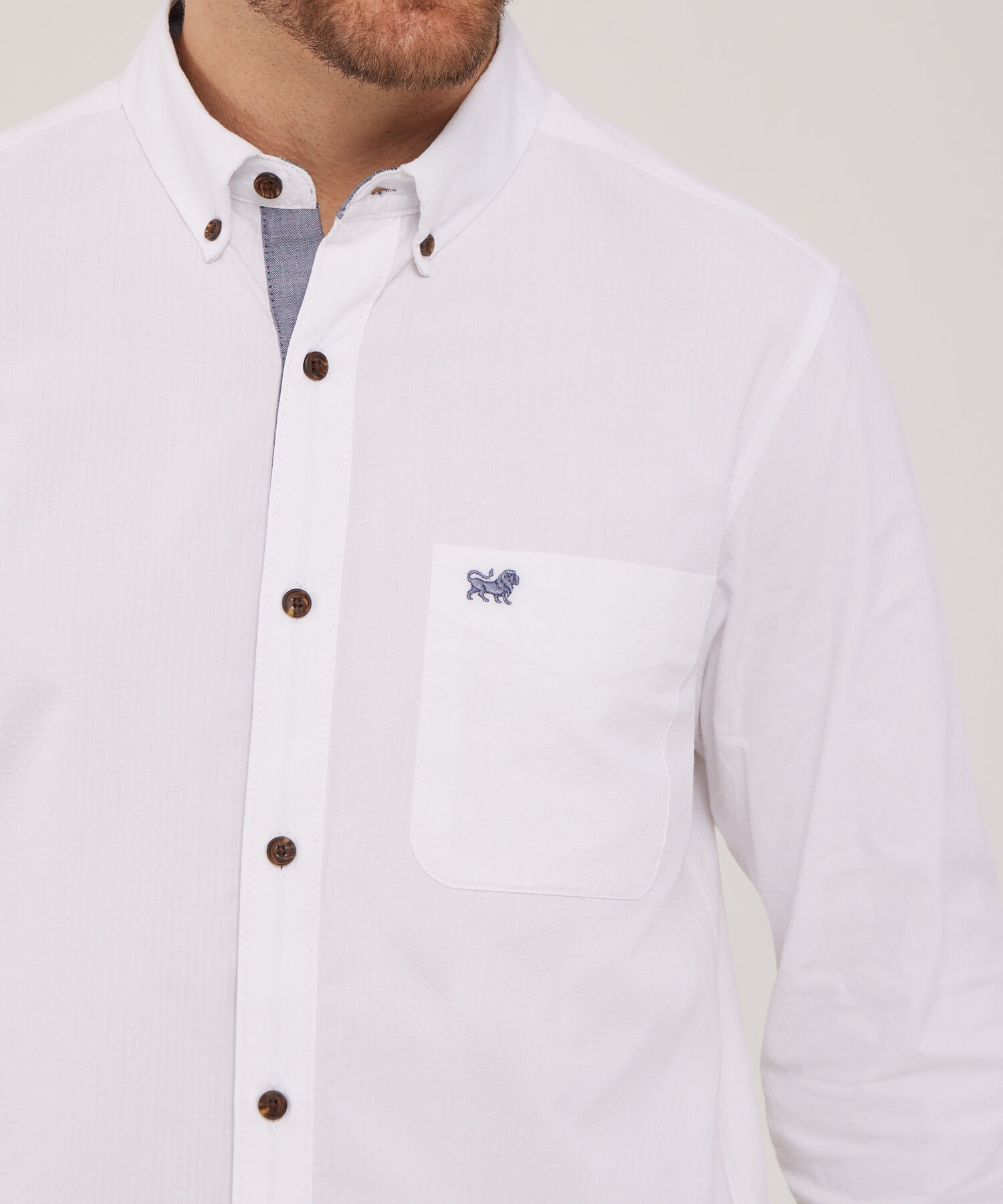 Camisa Manga Larga Unicolor