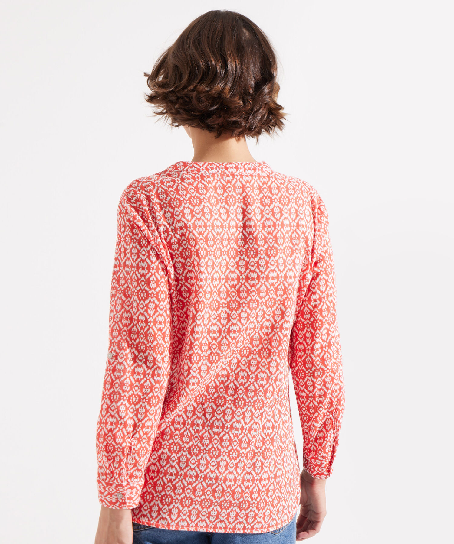 Blusa Manga Larga en Lino