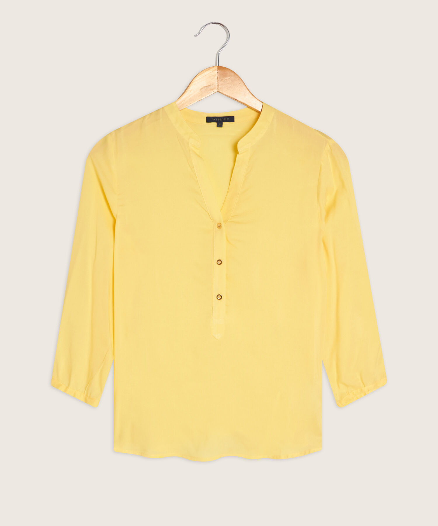 Blusa Manga 3/4 Unicolor