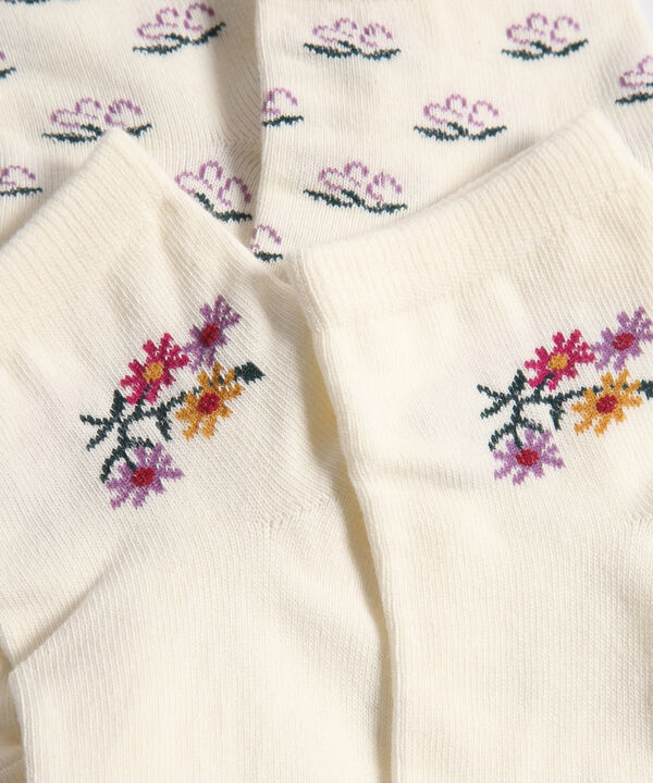 Set X2 De Medias Bordadas Comfort Para Mujer