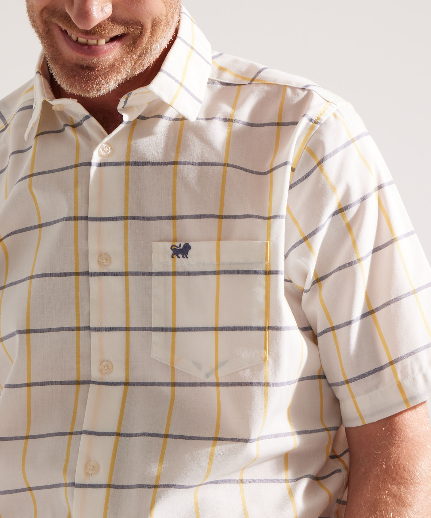 Camisa a Cuadros Manga Corta
