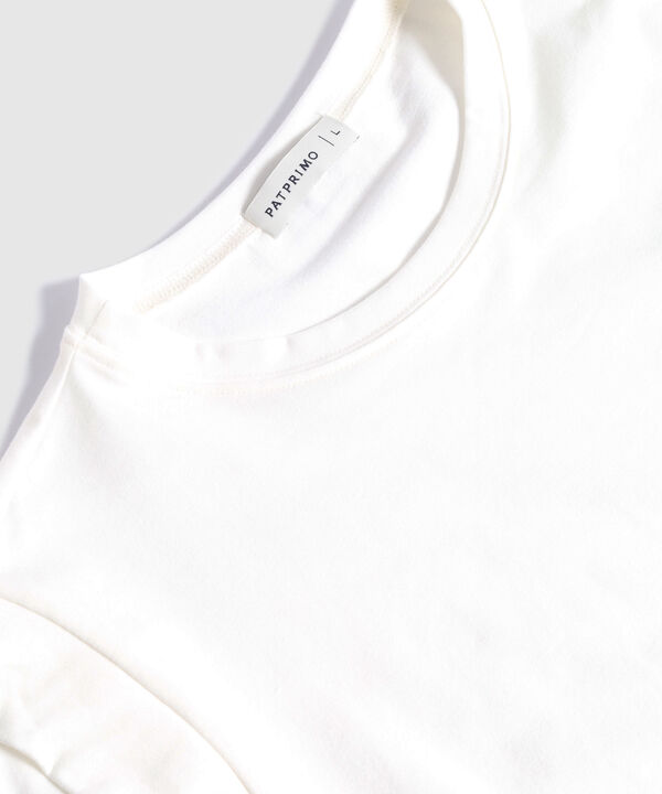 Camiseta Para Mujer Hombro Caído Minimalista y Versátil image number null