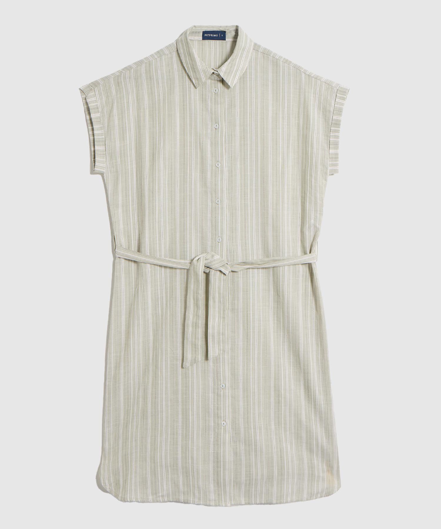 Vestido Camisero con Cintur&oacute;n para Mujer