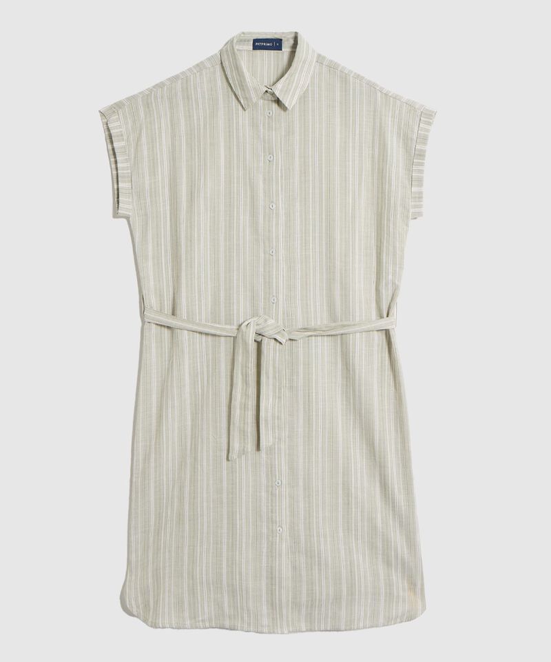 Vestido Camisero con Cintur&oacute;n para Mujer