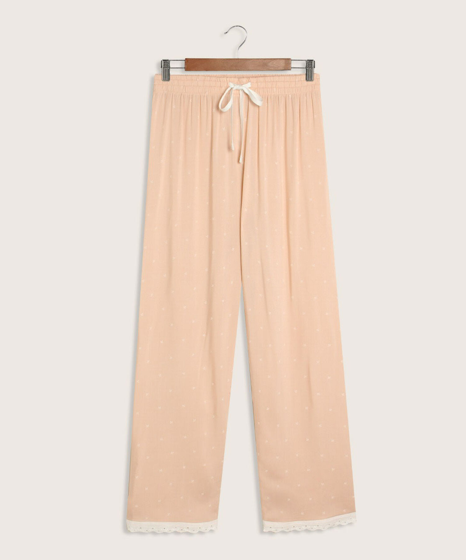 Pijama Manga Corta Unicolor Cuello