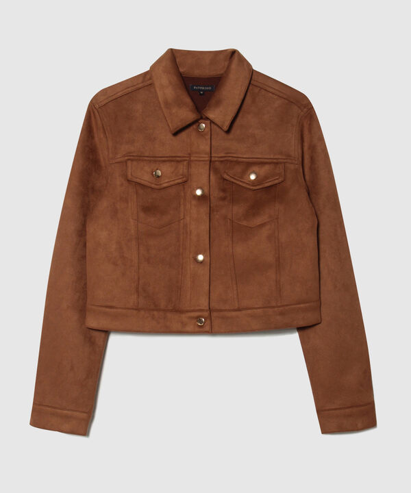 Chaqueta Corta Con Botones En Frente