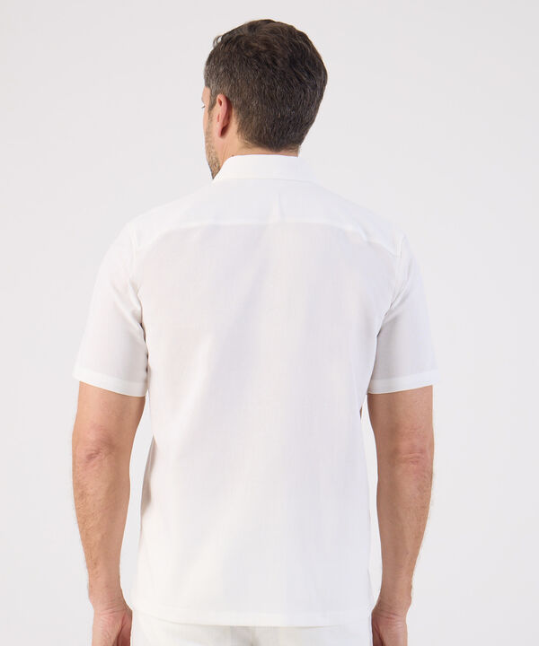 Camisa Guayabera Manga Corta Para Hombre