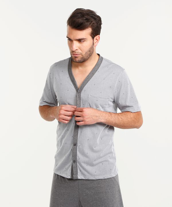 Pijama Abierta Estampada