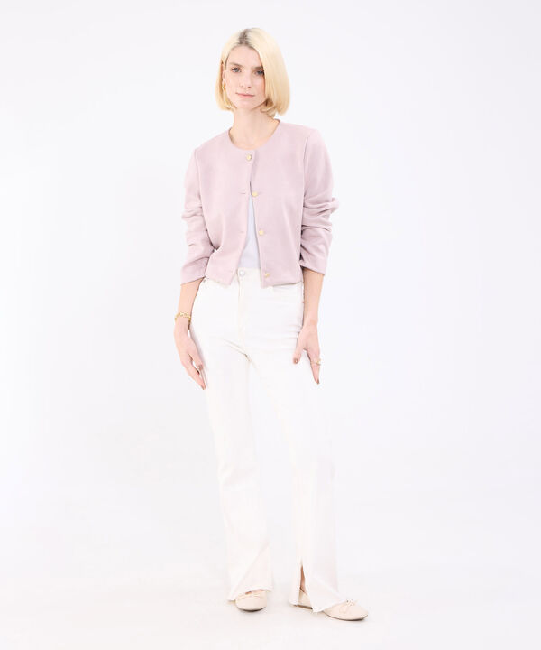 Chaqueta Unicolor Para Mujer image number null