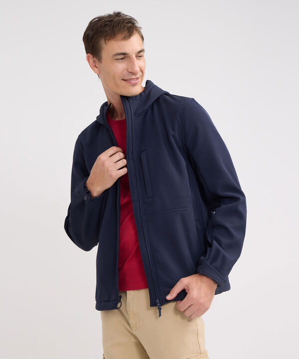 Chaqueta Manga Larga Con Capota