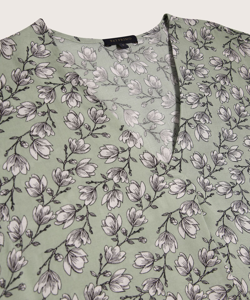 Blusa Manga Corta Con Prense