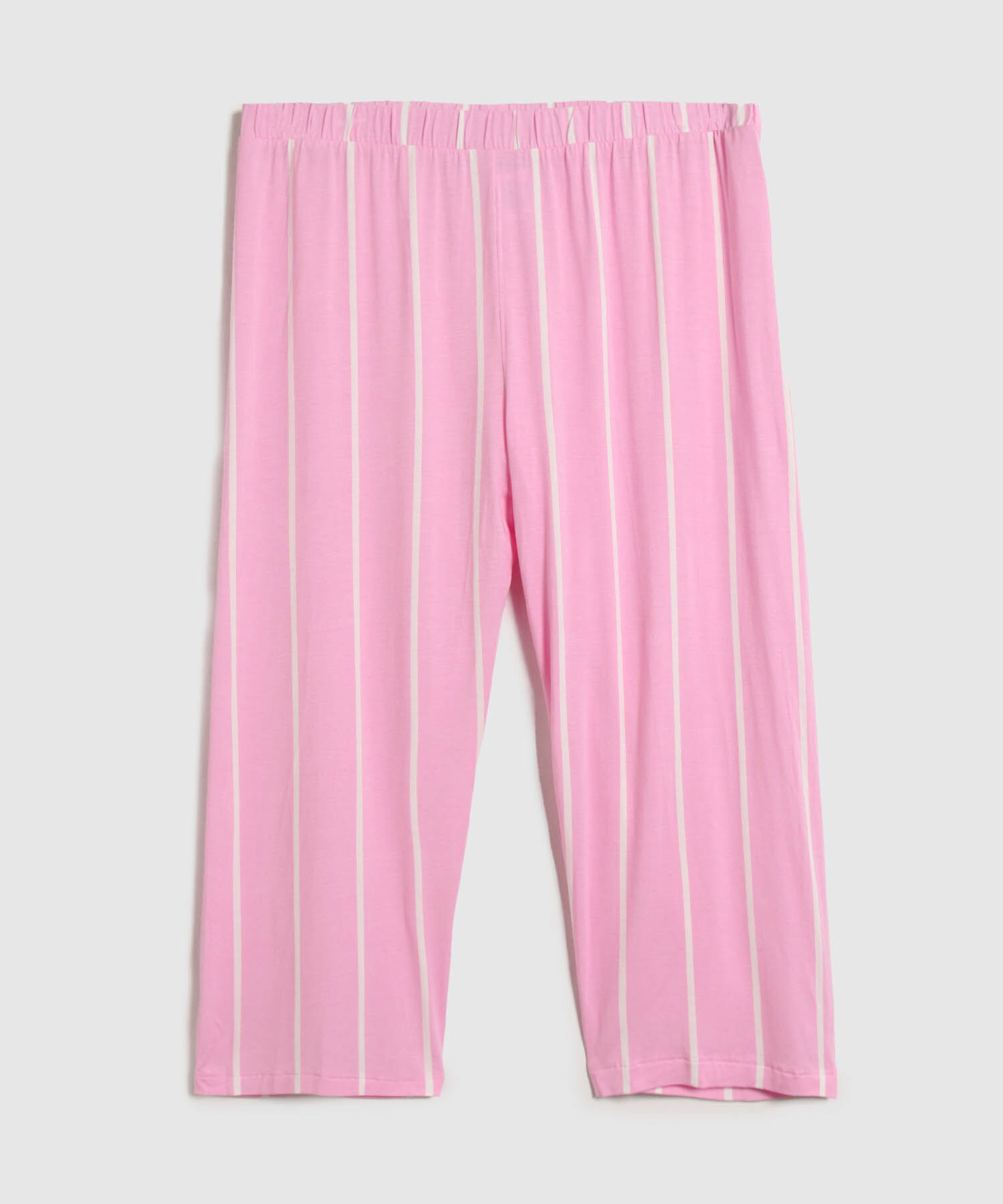 Conjunto De Pijama A Rayas Sin Mangas 