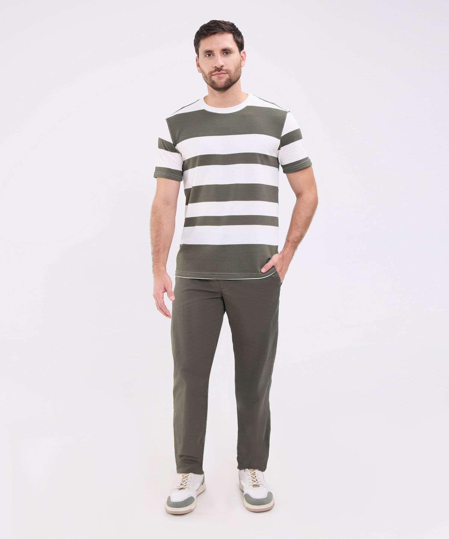 Camiseta Preteñida Para Hombre