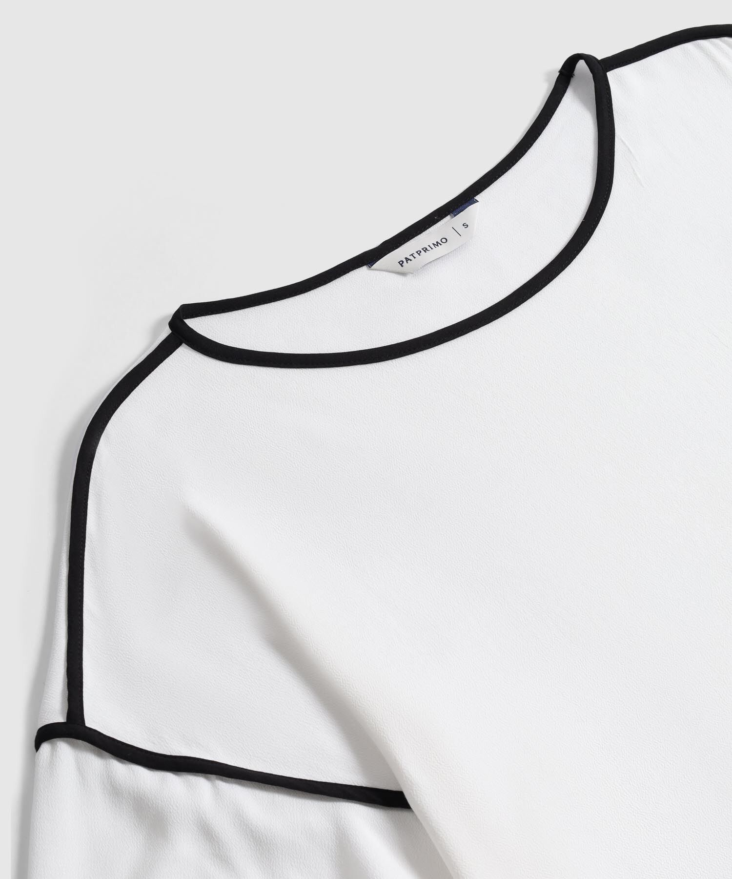 Blusa De Manga Acampanada Para Mujer