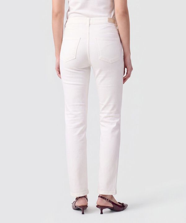 Jean Straight De Tiro Alto Para Mujer