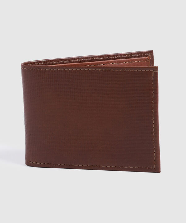 Billetera Texturizada Plegable Para Hombre image number null