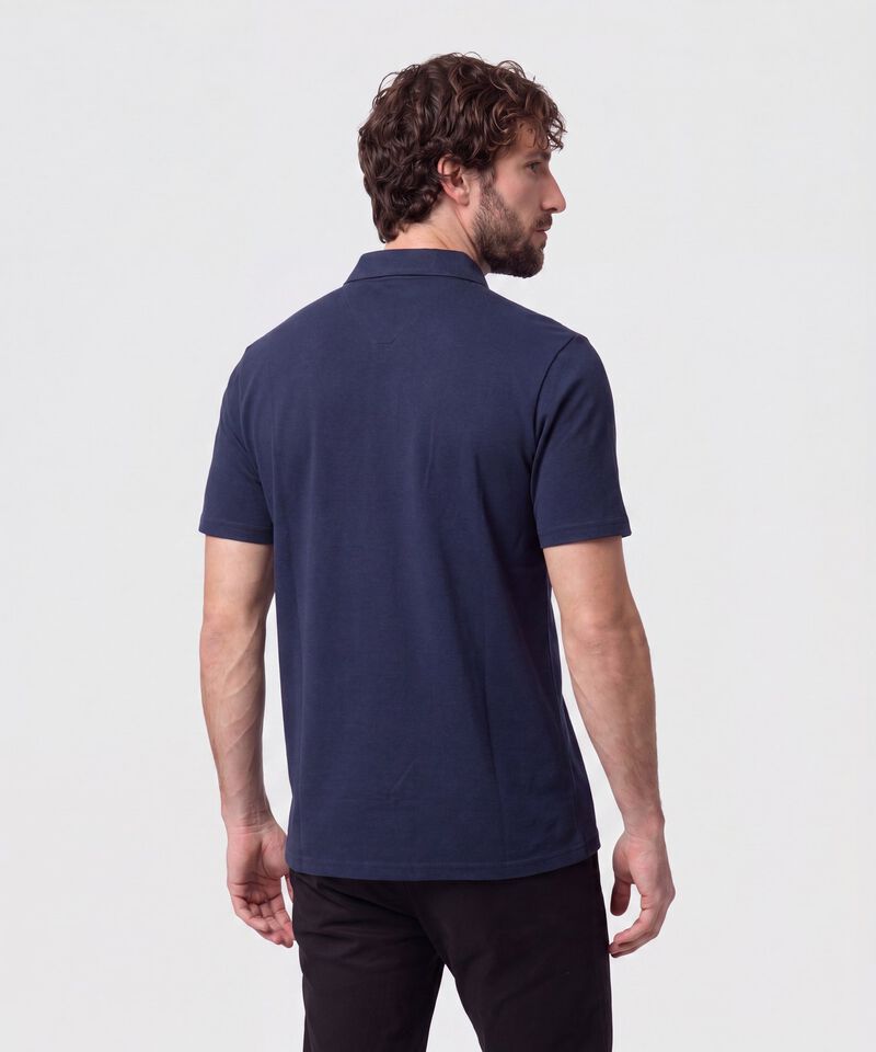 Polo Con Bolsillo De Parche Para Hombre