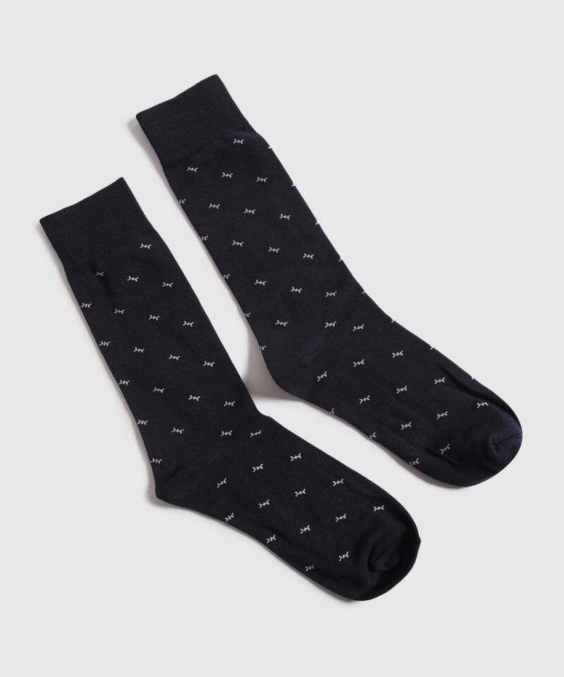 Medias Largas Estampado de Rombos