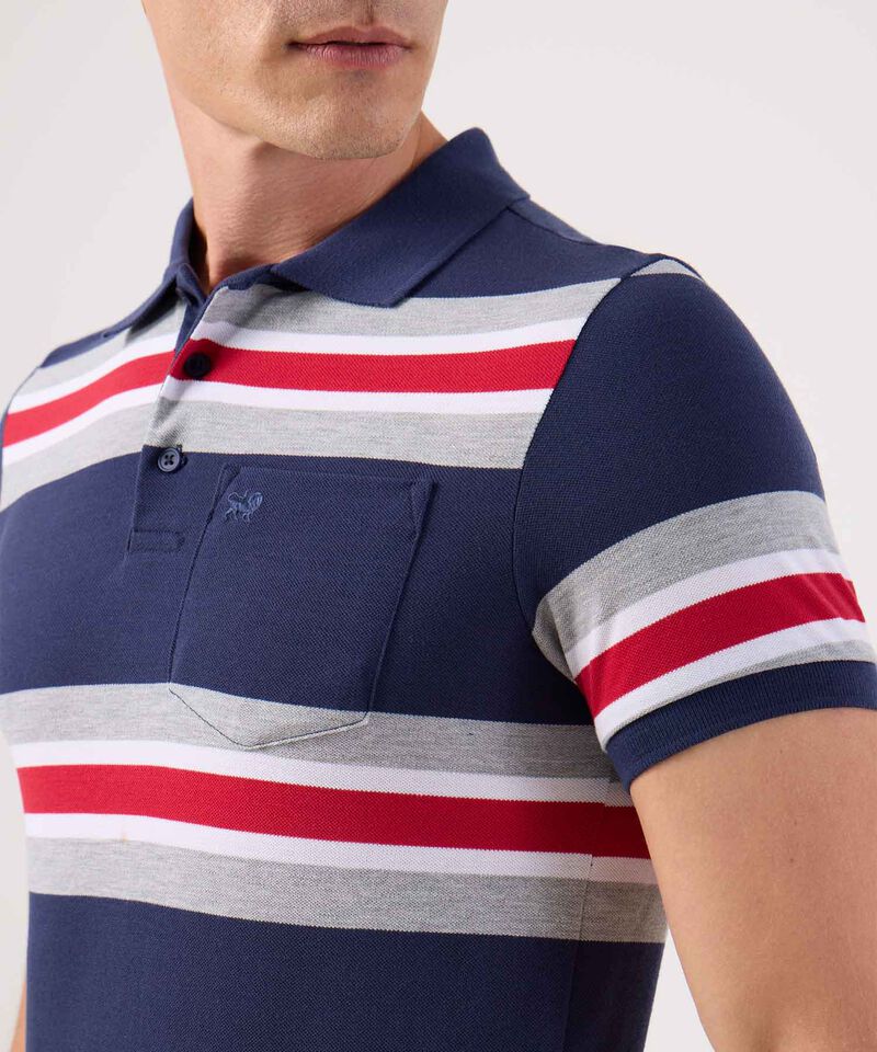 Polo Tejida Con Bolsillo