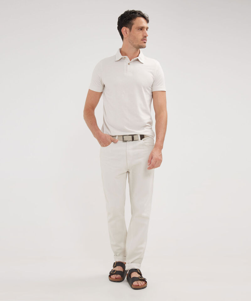 Polo Cuello Maquina Preteñido
