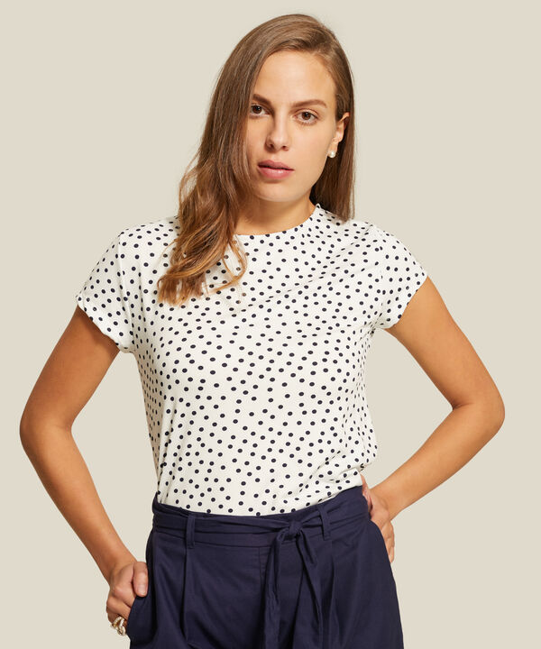Camiseta Estampado de Lunares