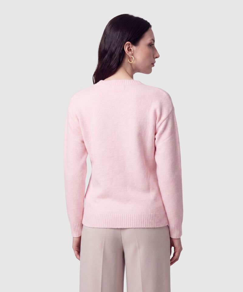Saco Tejido Cuello Redondo Mujer