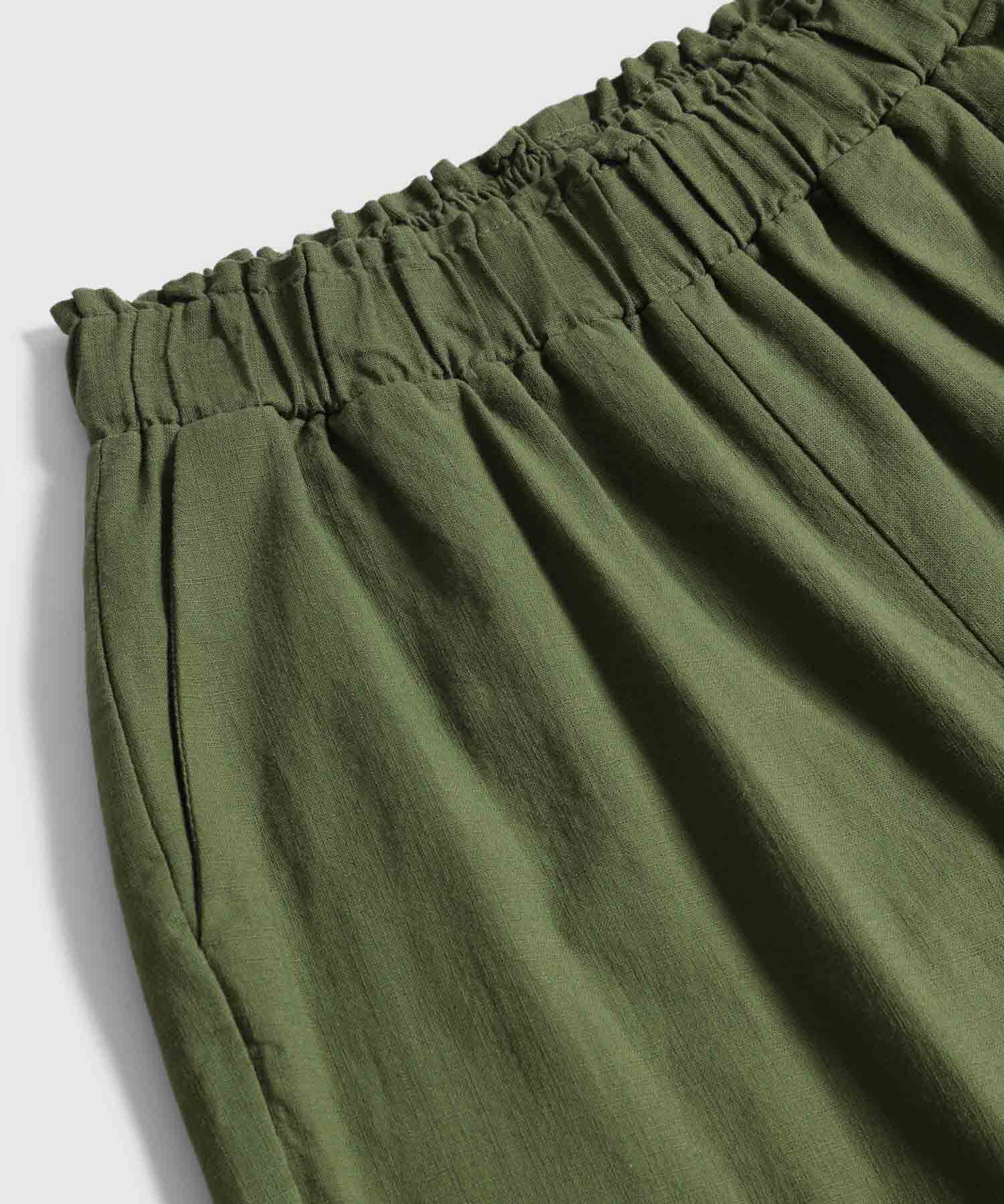 Pantal&oacute;n Fluido Con Cintura El&aacute;stica Para Mujer