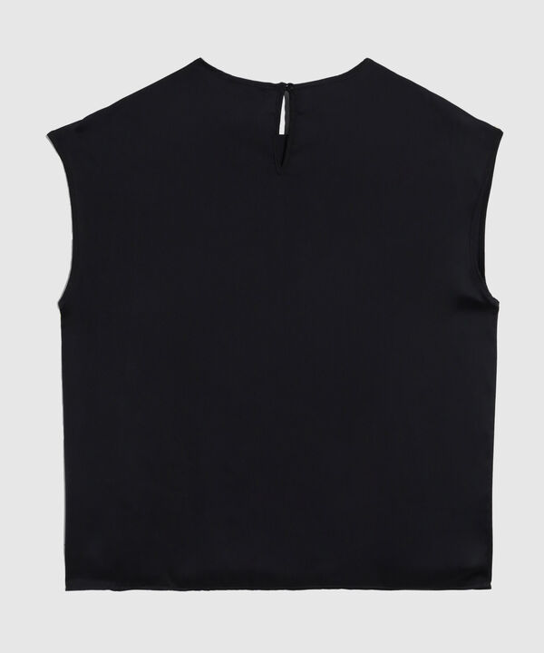 Blusa sin Manga con Abertura de Gota Para Mujer Curvy image number null