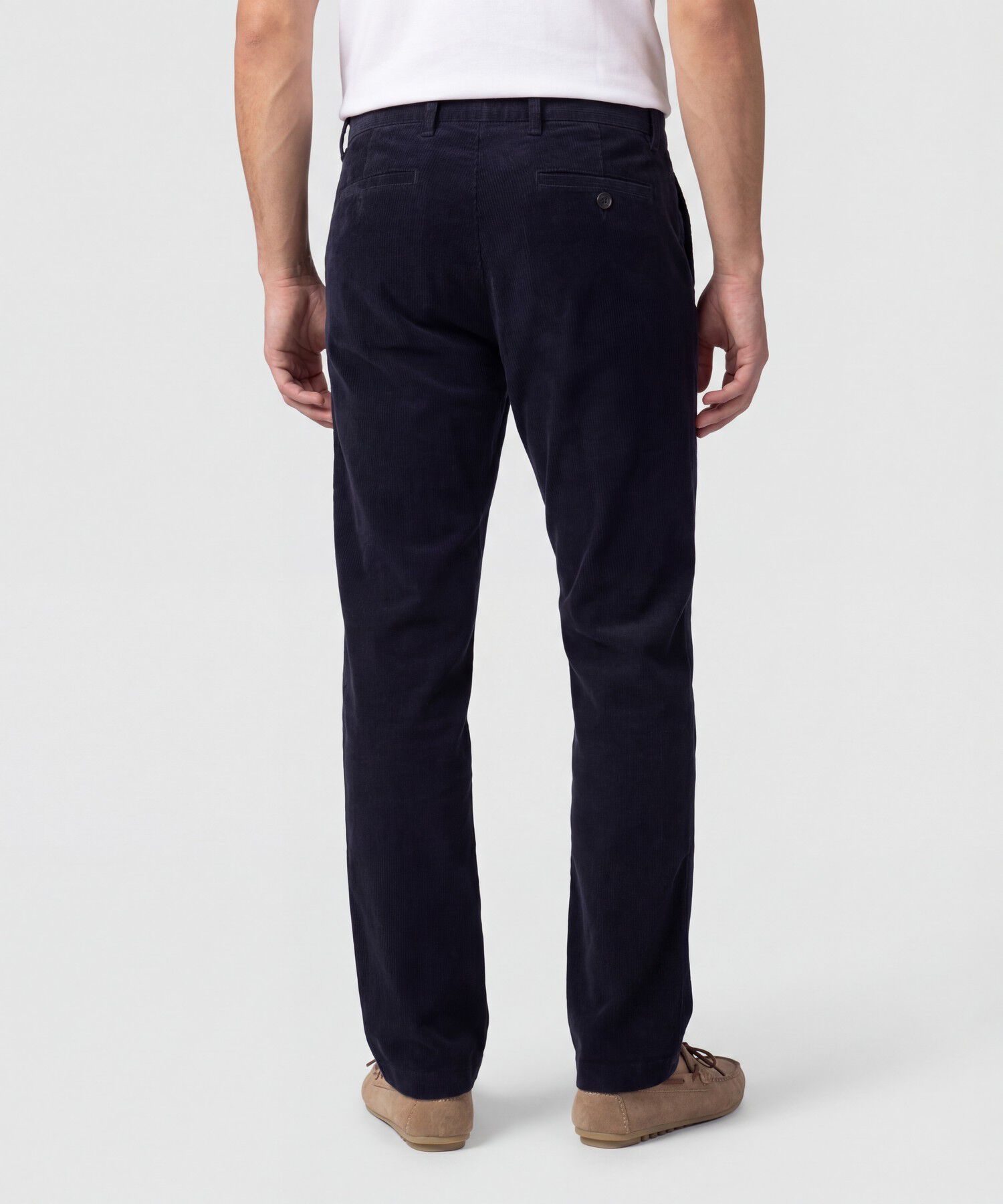 Pantalon Unicolor En Pana