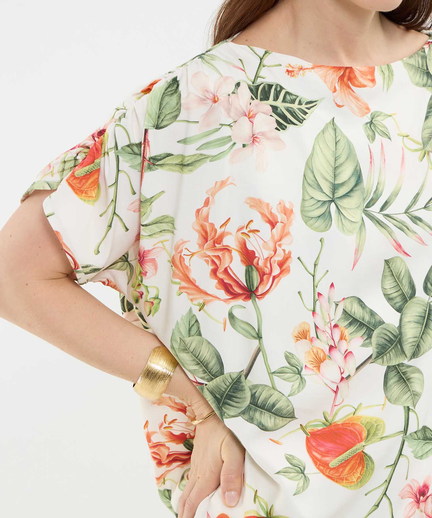Blusa Estampado Tropical