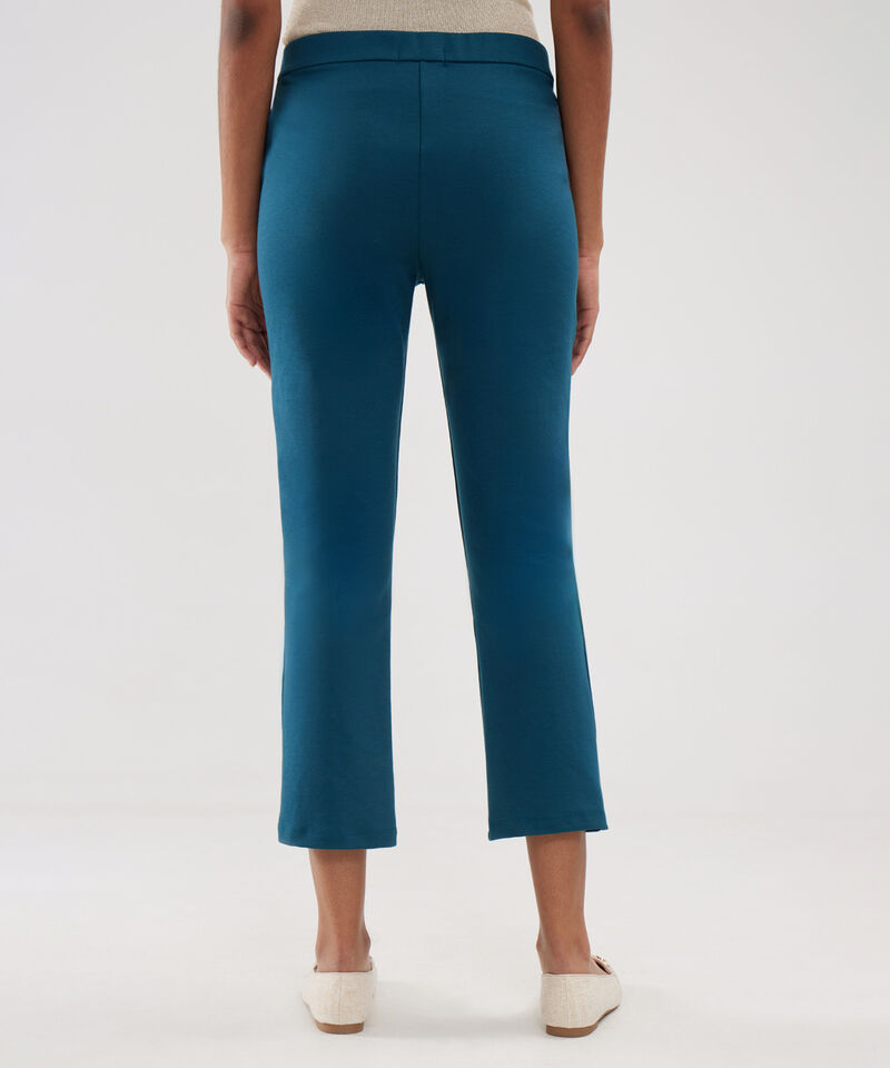 Leggins Unicolor Con Cierre Botón