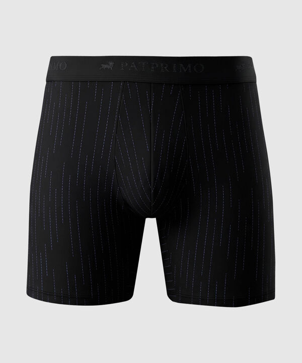 B&oacute;xer Ajustado Estampado Para Hombre image number null