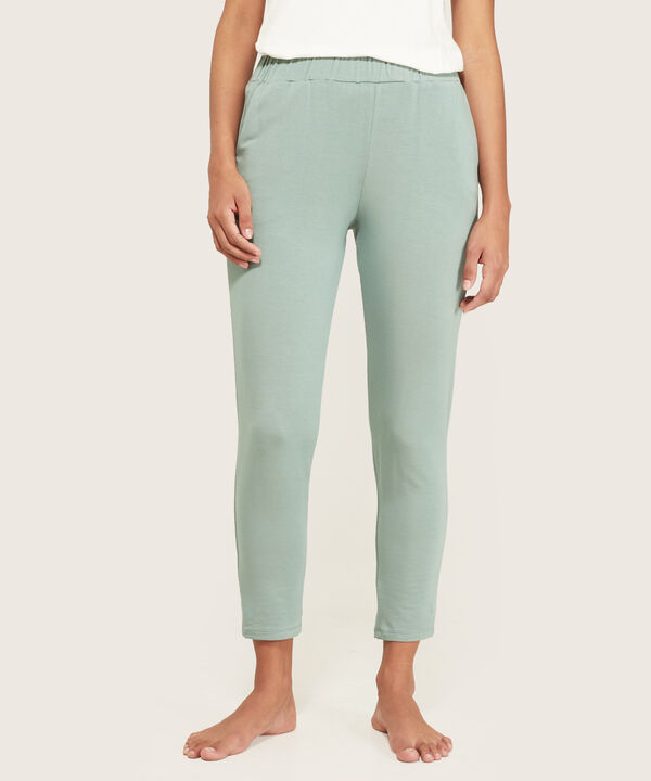 Pantalón Unicolor Tipo Jogger