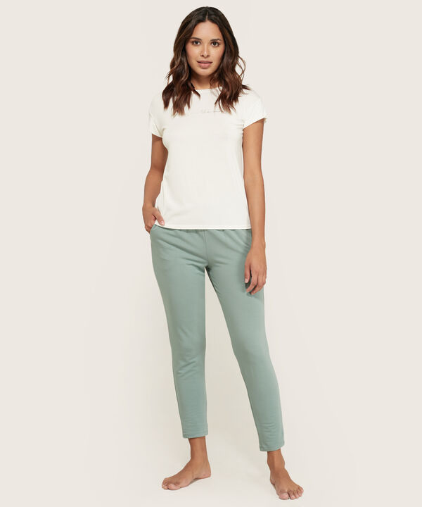 Pantalón Unicolor Tipo Jogger