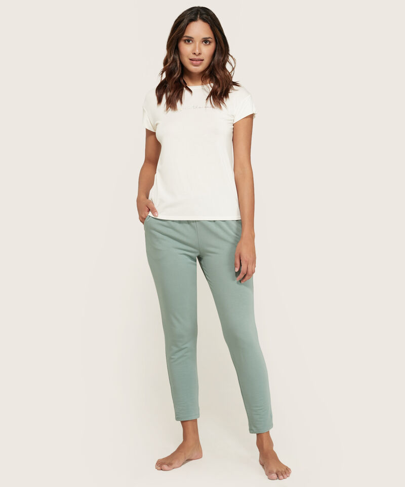 Pantalón Unicolor Tipo Jogger