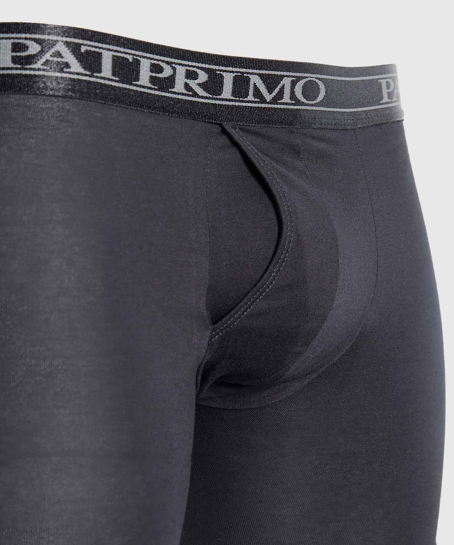 Boxer Para Hombre Con Bragueta Funcional En Lycra-Algodón
