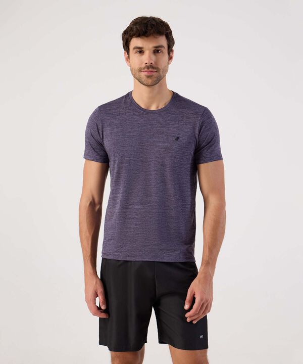 Camiseta Deportiva Jaspeada Para Hombre image number null