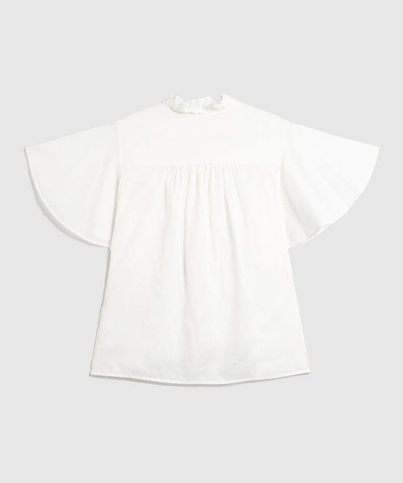 Blusa Unicolor Manga Corta 