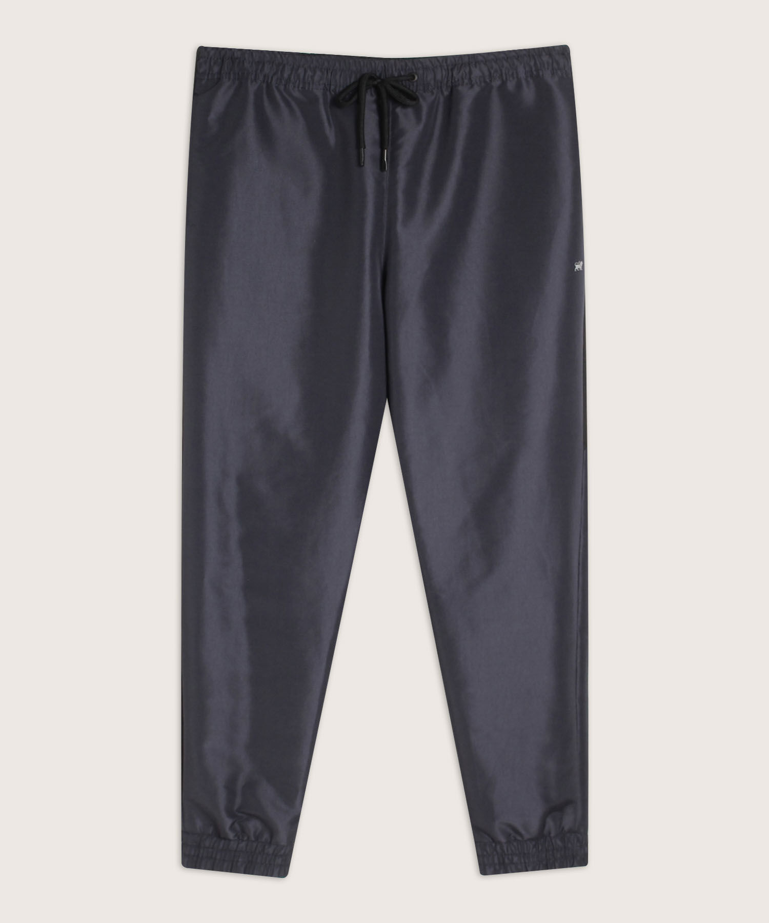 Pantalón Jogger Plano Unicolor Con Cortes Contraste, Bolsillos Laterales, Cordón Ajustable Y Elástico Interno, Sport Líneas