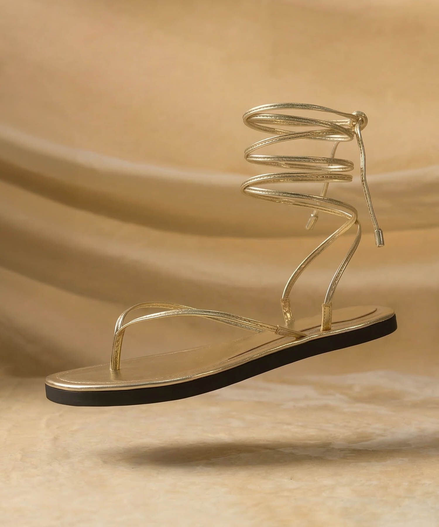 Sandalias De Amarre Tipo Romano Para Mujer