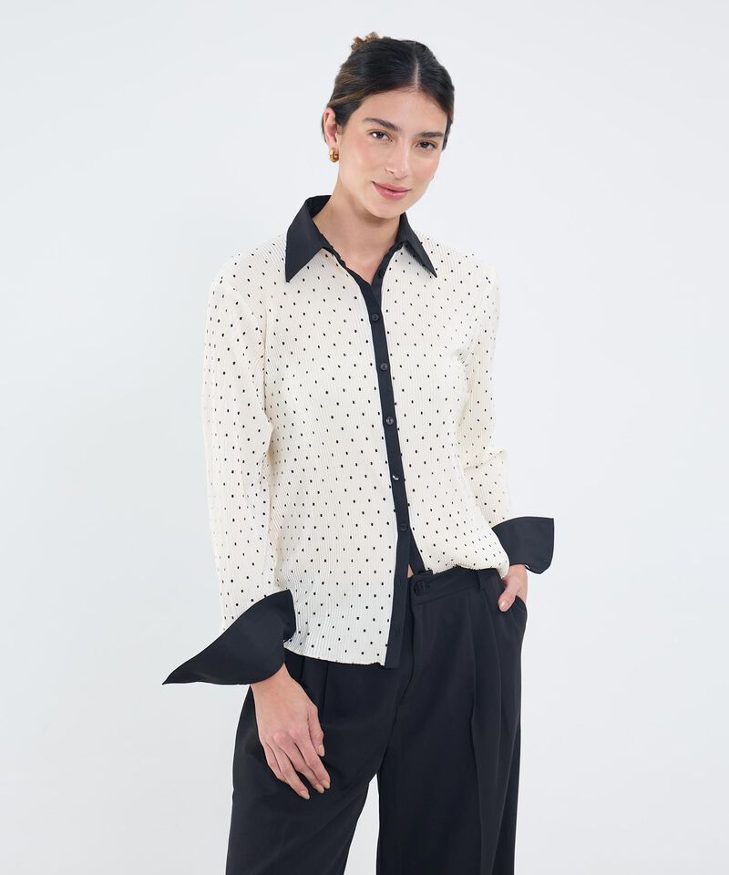 Camisa Manga Larga Estampada