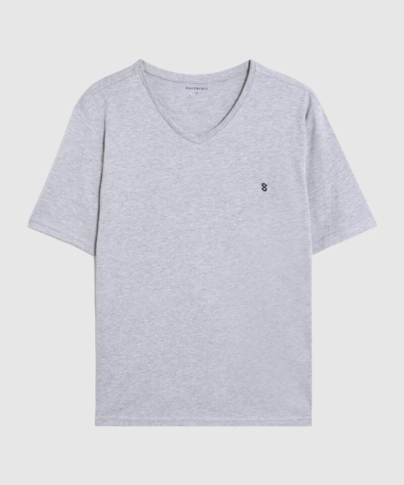 Pijama De Dos Piezas Con Camiseta Cuello En V Y Short Estampado