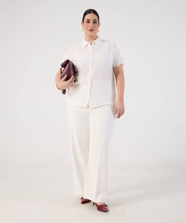 Pantal&oacute;n Unicolor para Mujer Curvy image number null