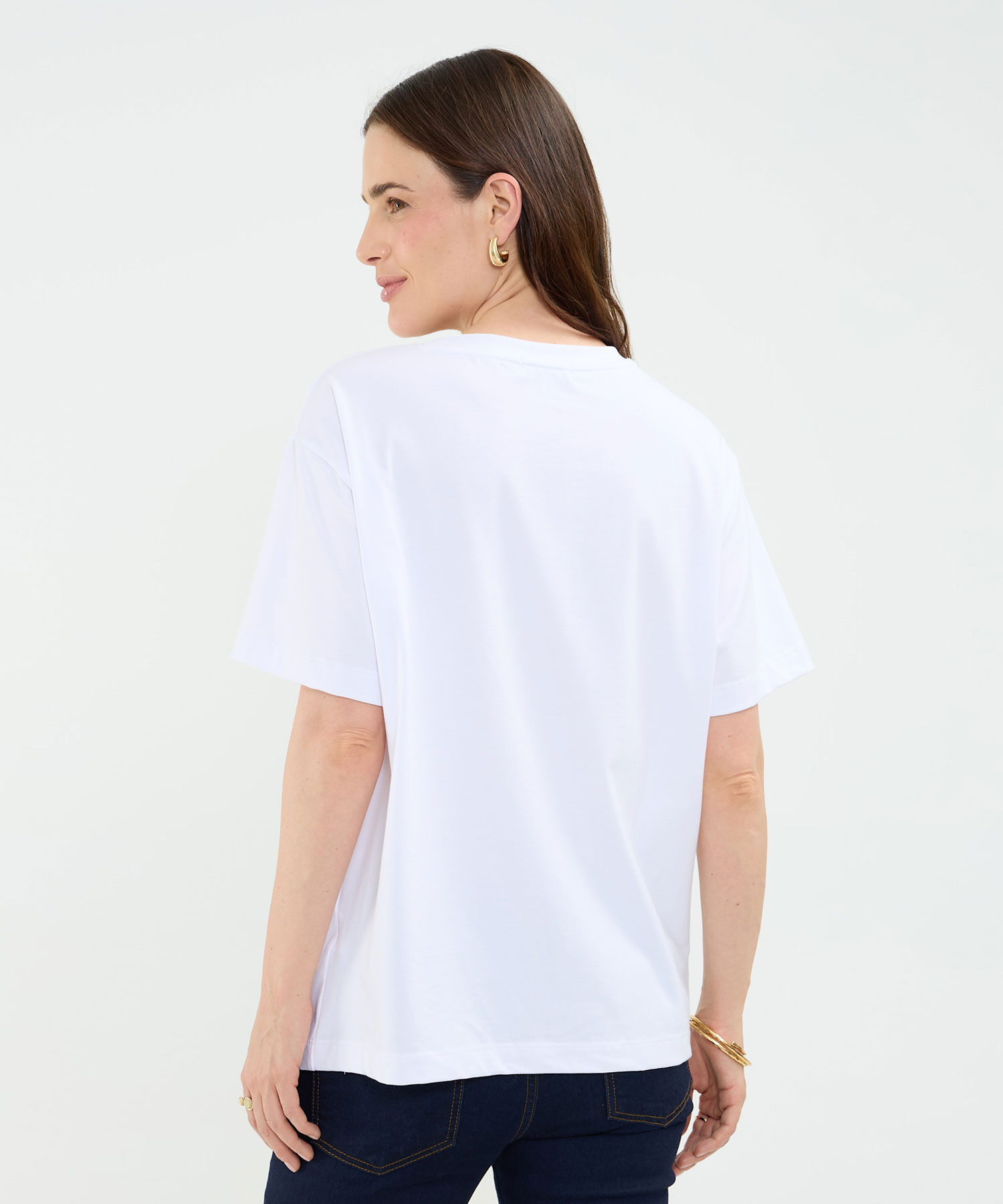 Camiseta Estampado Botánico