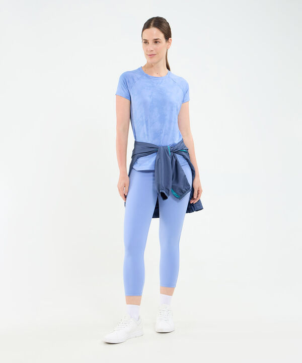 Leggins capri con cortes para mujer image number null