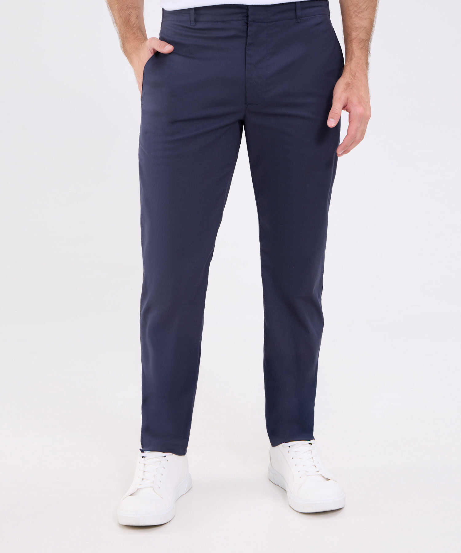 Pantalon unicolor para hombre