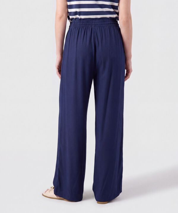 Pantal&oacute;n De Bota Ancha Con Cord&oacute;n Para Mujer