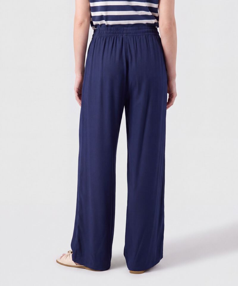 Pantal&oacute;n De Bota Ancha Con Cord&oacute;n Para Mujer